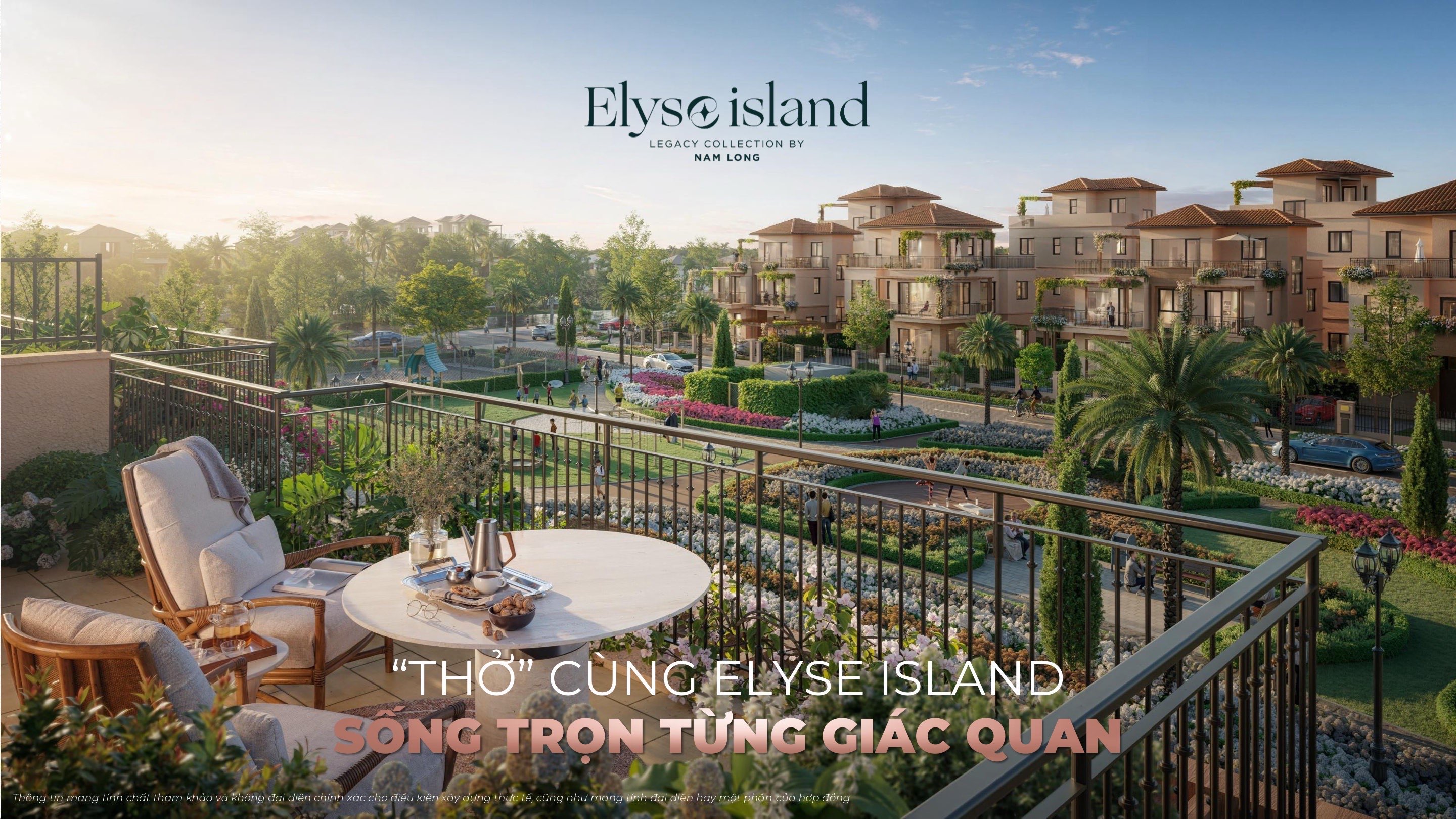 Elyse Island được định vị là đô thị đảo cao cấp tại Đại Phước, nơi dịch vụ và tiện ích được phát triển theo chuẩn sống nghỉ dưỡng cá nhân hóa.